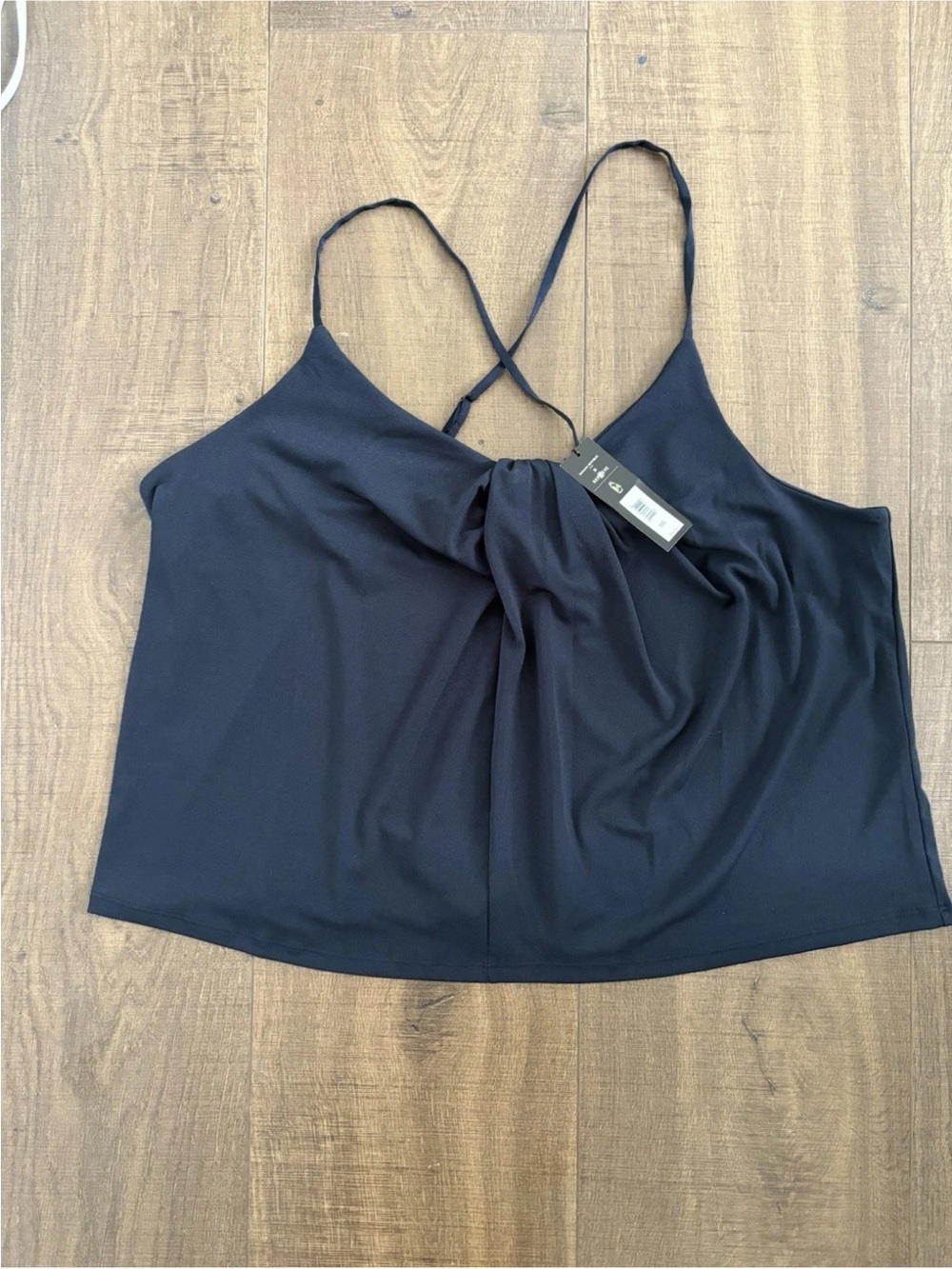 Banana Republic Black Twist-Front Camisole